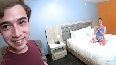 Brown-haired teen Kenzie finds a cute roommate